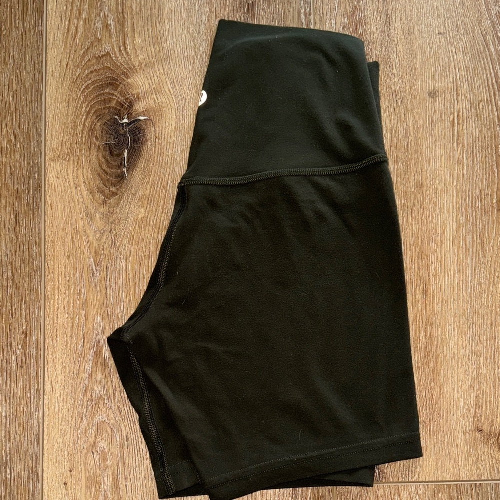 Lululemon align shorts - dark olive - size 4